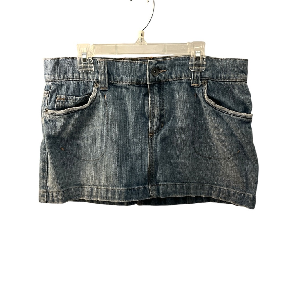 Vintage Mossimo Denim Skirt Size 9 100% Cotton